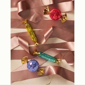 Anthropologie Wrapped Candy 🍬 Ornament Glitterville